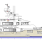 American Nordhavn 96 36 Inches Ship Model