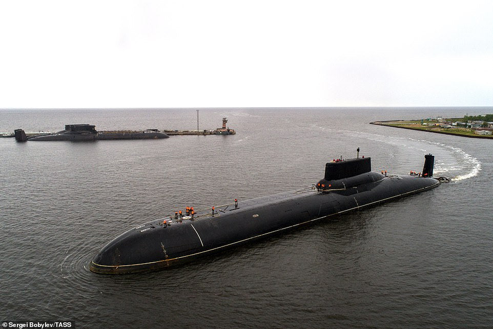 Russian Typhoon-Class Submarine (Project 941 Akula) 30 Inches Model