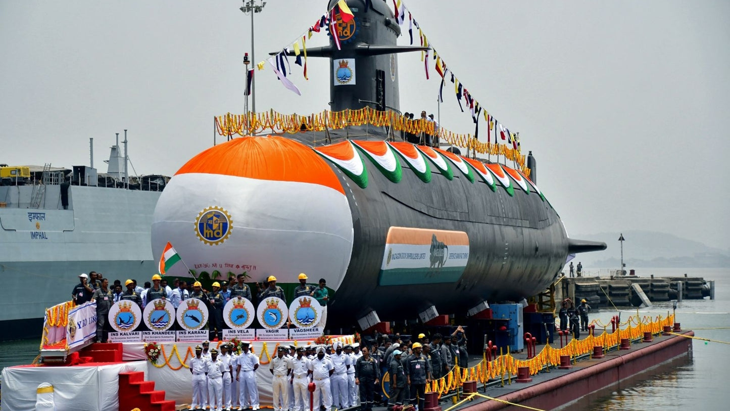 Indian INS Kalvari Submarine (S21) 30 Inches Model
