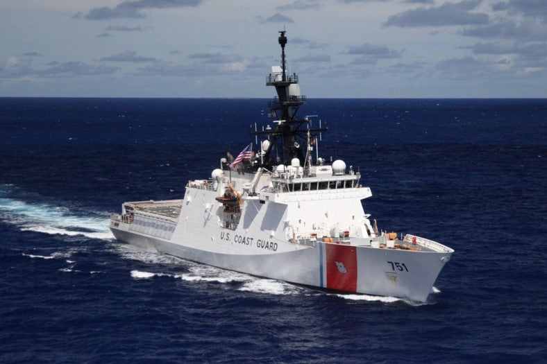 USCGC Waesche WMSL-751 L76cm Ship Model
