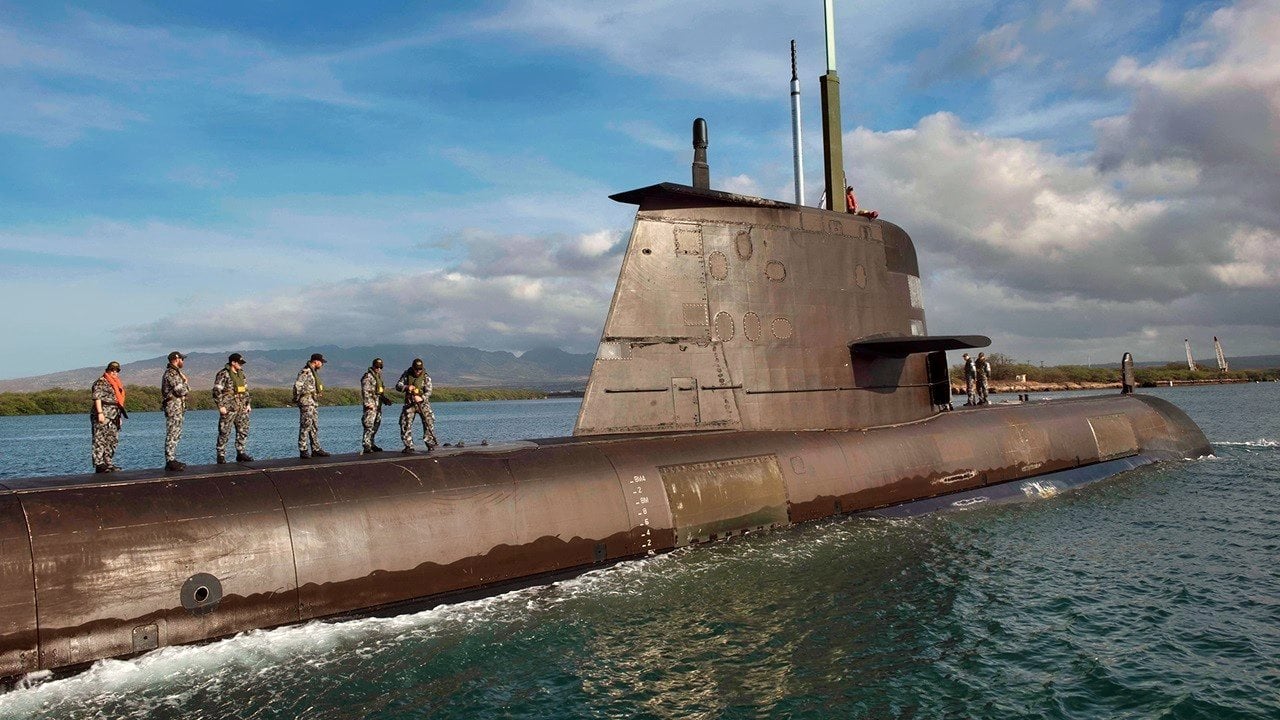 Australian Collins Class Submarine 30 Inches Model