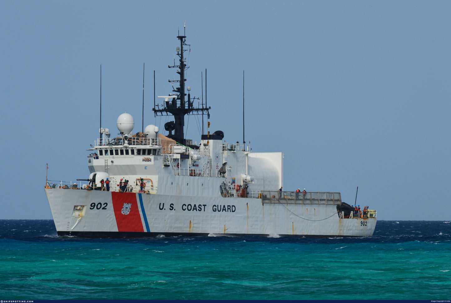 USCGC Tampa WMEC-902 L91cm Ship Model