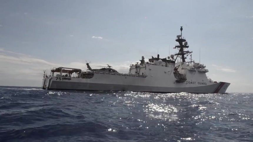 USCGC Waesche WMSL-751 L76cm Ship Model