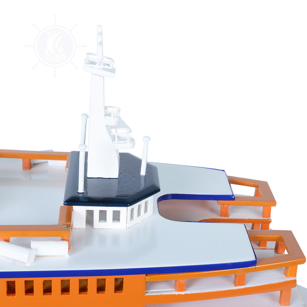 STATEN ISLAND FERRY CRUISE SHIP MODEL | High-quality Cruiser| Fully Assembled Wooden Model Ship For Wholesale