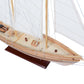 AMERICA Model Yacht Small | Partially Assembled Wooden Yacht Model For Wholesale