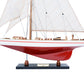 ENDEAVOUR PAINTED L60 Model Yacht | Fully Assembled Wooden Ship Model For Wholesale