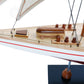ENDEAVOUR PAINTED L60 Model Yacht | Fully Assembled Wooden Ship Model For Wholesale