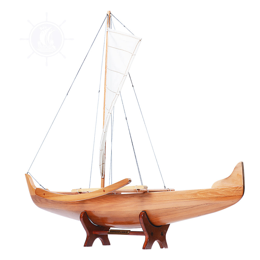 HAWAIIAN CANOE MODEL BOAT | High-quality | Fully Assembled Wooden Model boats  For Wholesale