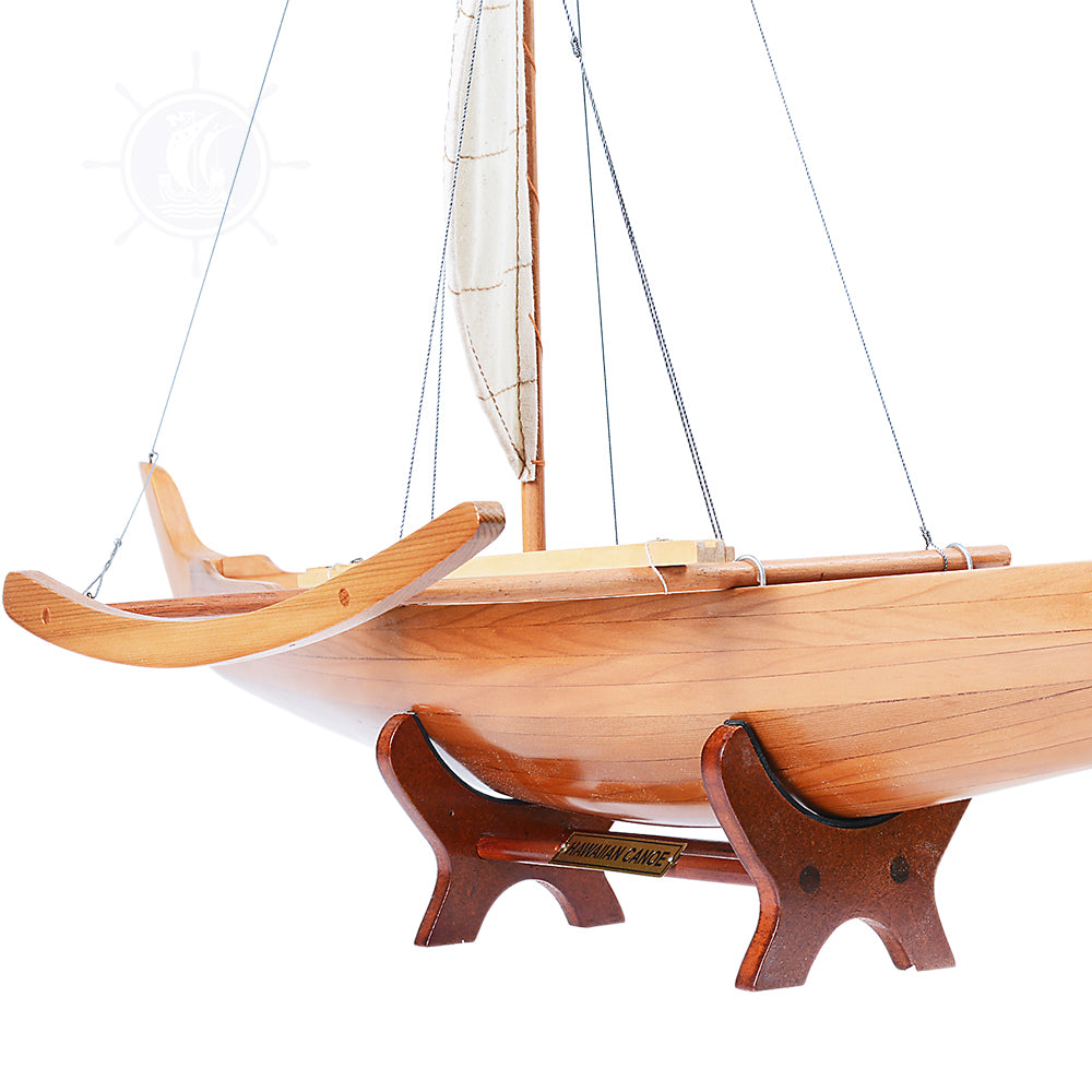 HAWAIIAN CANOE MODEL BOAT | High-quality | Fully Assembled Wooden Model boats  For Wholesale