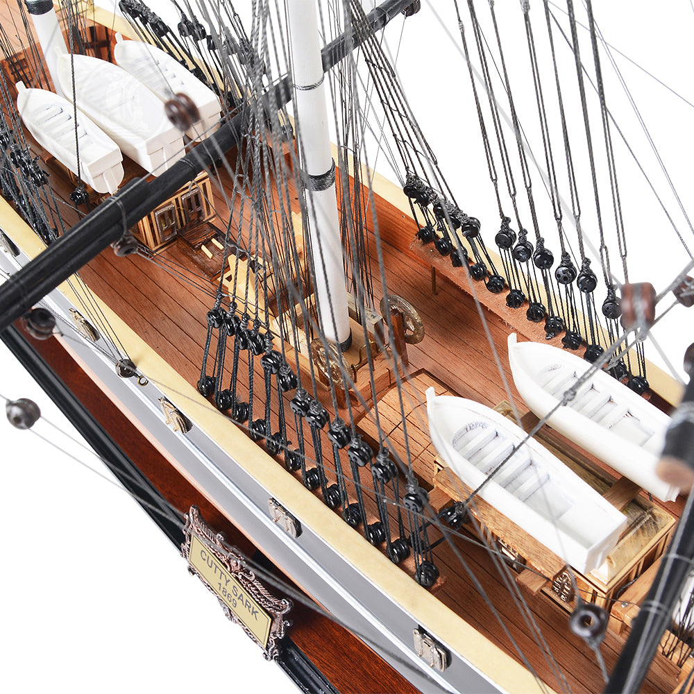 CUTTY SARK MODEL SHIP NO SAILS | High-quality | Fully Assembled Wooden Ship Models For Wholesale