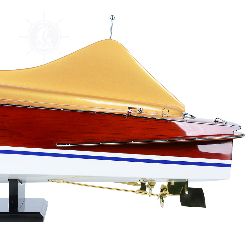 CHRIS CRAFT COBRA MODEL BOAT PAINTED L80 For Wholesale