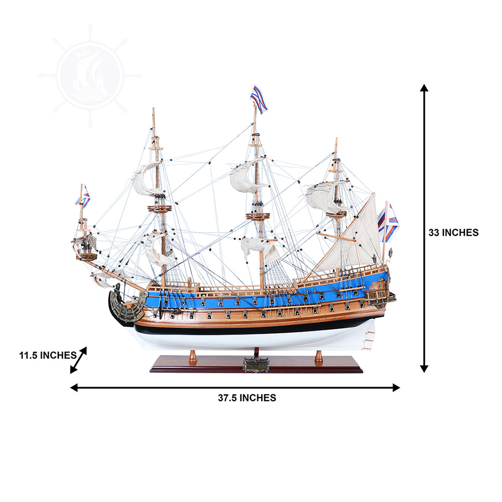 GOTO PREDESTINATION MODEL SHIP PAINTED | High-quality | Fully Assembled Wooden Ship Models For Wholesale