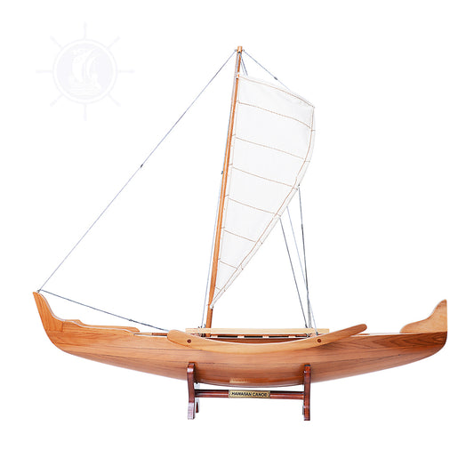 HAWAIIAN CANOE MODEL BOAT | High-quality | Fully Assembled Wooden Model boats  For Wholesale