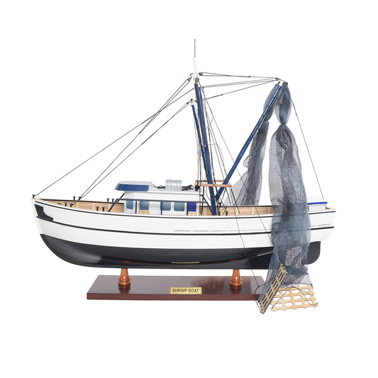 SHRIMP BOAT MODEL BOAT | High-quality | Fully Assembled Wooden Model boats For Wholesale