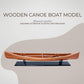 CANADIAN CANOE MODEL BOAT L110 | High-quality | Fully Assembled Wooden Model boats For Wholesale