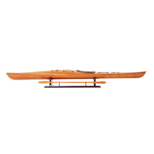 KAYAK MODEL BOAT L100 | High-quality | Fully Assembled Wooden Model boats For Wholesale