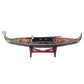 VENETIAN GONDOLA MODEL BOAT PAINTED BLACK/RED L60 | High-quality | Fully Assembled Wooden Model boats For Wholesale