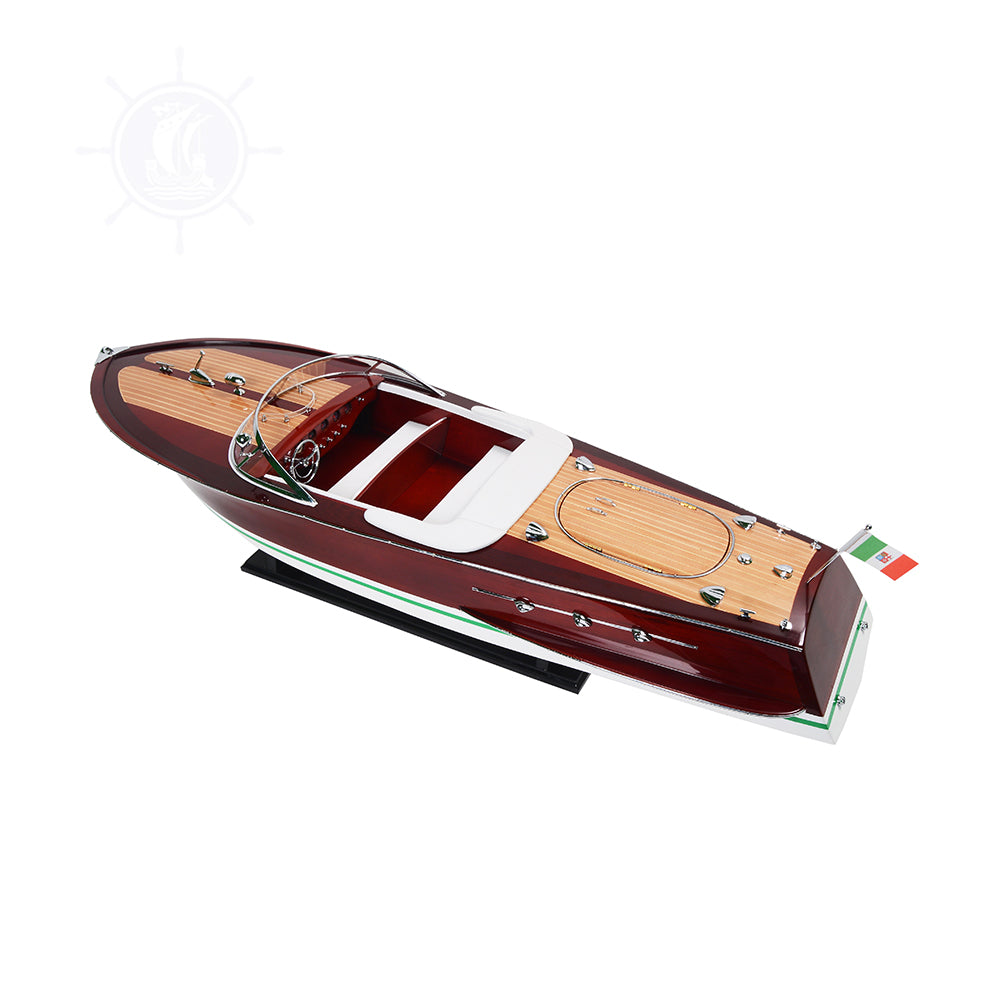 RIVA ARISTON MODEL BOAT PAINTED L90 | High-quality | Fully Assembled Wooden Model boats For Wholesales