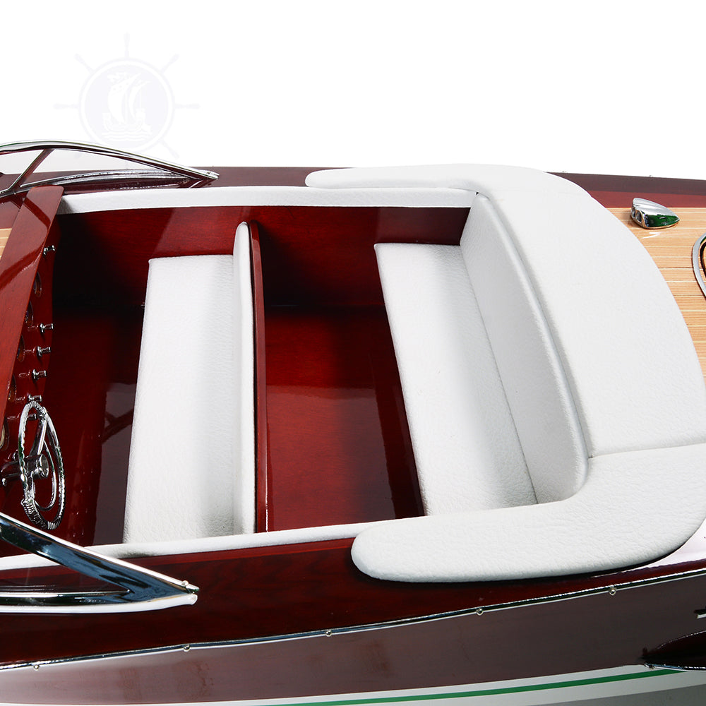 RIVA ARISTON MODEL BOAT PAINTED L90 | High-quality | Fully Assembled Wooden Model boats For Wholesales