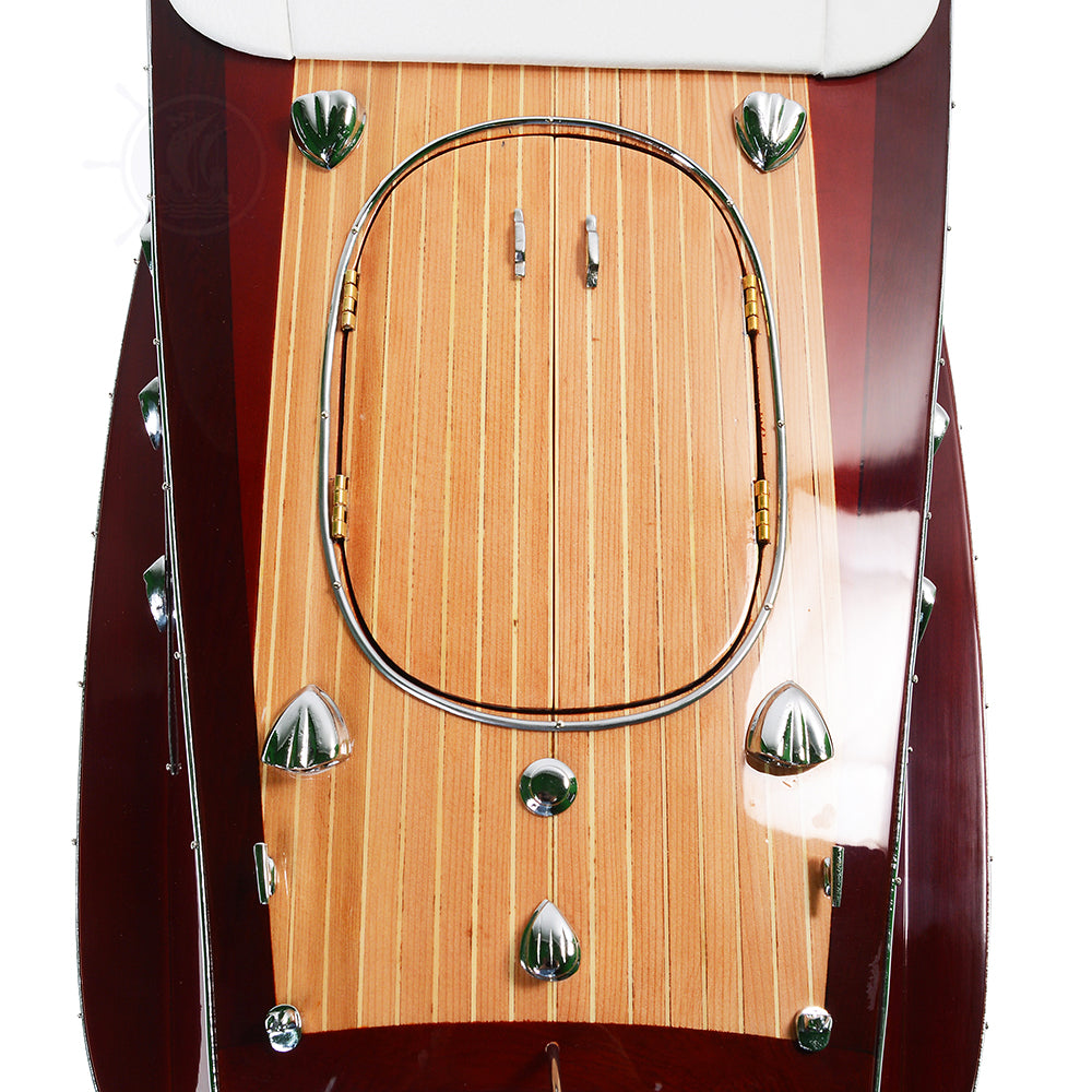 RIVA ARISTON MODEL BOAT PAINTED L90 | High-quality | Fully Assembled Wooden Model boats For Wholesales
