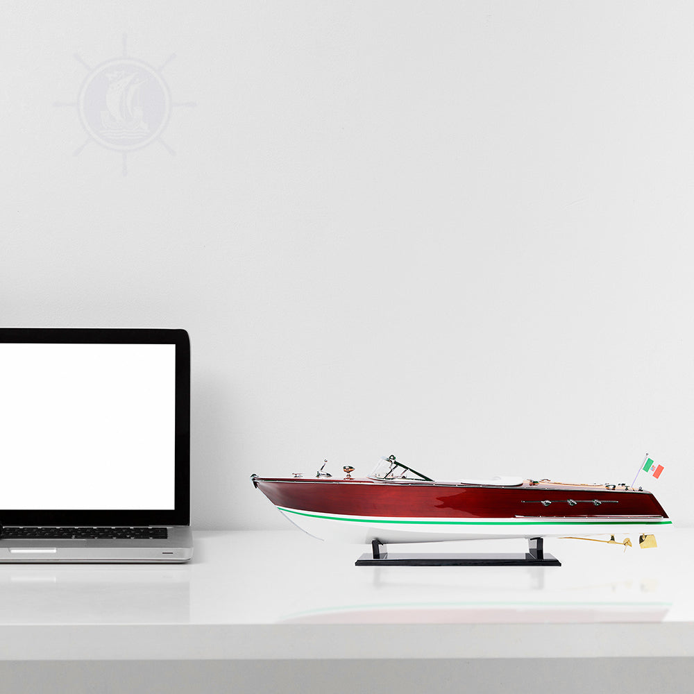 RIVA ARISTON MODEL BOAT PAINTED L90 | High-quality | Fully Assembled Wooden Model boats For Wholesales