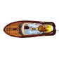 RIVA RIVARAMA WINE HOLDER MODEL BOAT WITH LED LIGHTS | High-quality | Fully Assembled Wooden Model boats For Wholesale