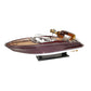 RIVA RIVARAMA WINE HOLDER MODEL BOAT WITH LED LIGHTS | High-quality | Fully Assembled Wooden Model boats For Wholesale
