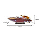 RIVA RIVARAMA WINE HOLDER MODEL BOAT WITH LED LIGHTS | High-quality | Fully Assembled Wooden Model boats For Wholesale