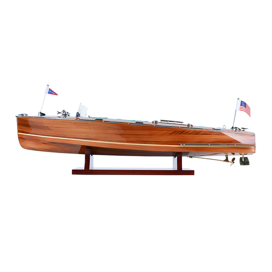 CHRIS CRAFT TRIPLE COCKPIT MODEL BOAT MEDIUM | High-quality | Fully Assembled Wooden Model boats For Wholesale
