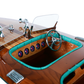 CHRIS CRAFT TRIPLE COCKPIT MODEL BOAT MEDIUM | High-quality | Fully Assembled Wooden Model boats For Wholesale