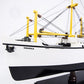 DWARKA MODEL BOAT L75 CM | High-quality | Fully Assembled Wooden Model boats For Wholesales