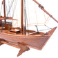 DHOW NATURE COLOR L30 | High-quality | Fully Assembled Wooden Model boats For Wholesale