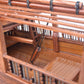 DHOW NATURE COLOR L30 | High-quality | Fully Assembled Wooden Model boats For Wholesale