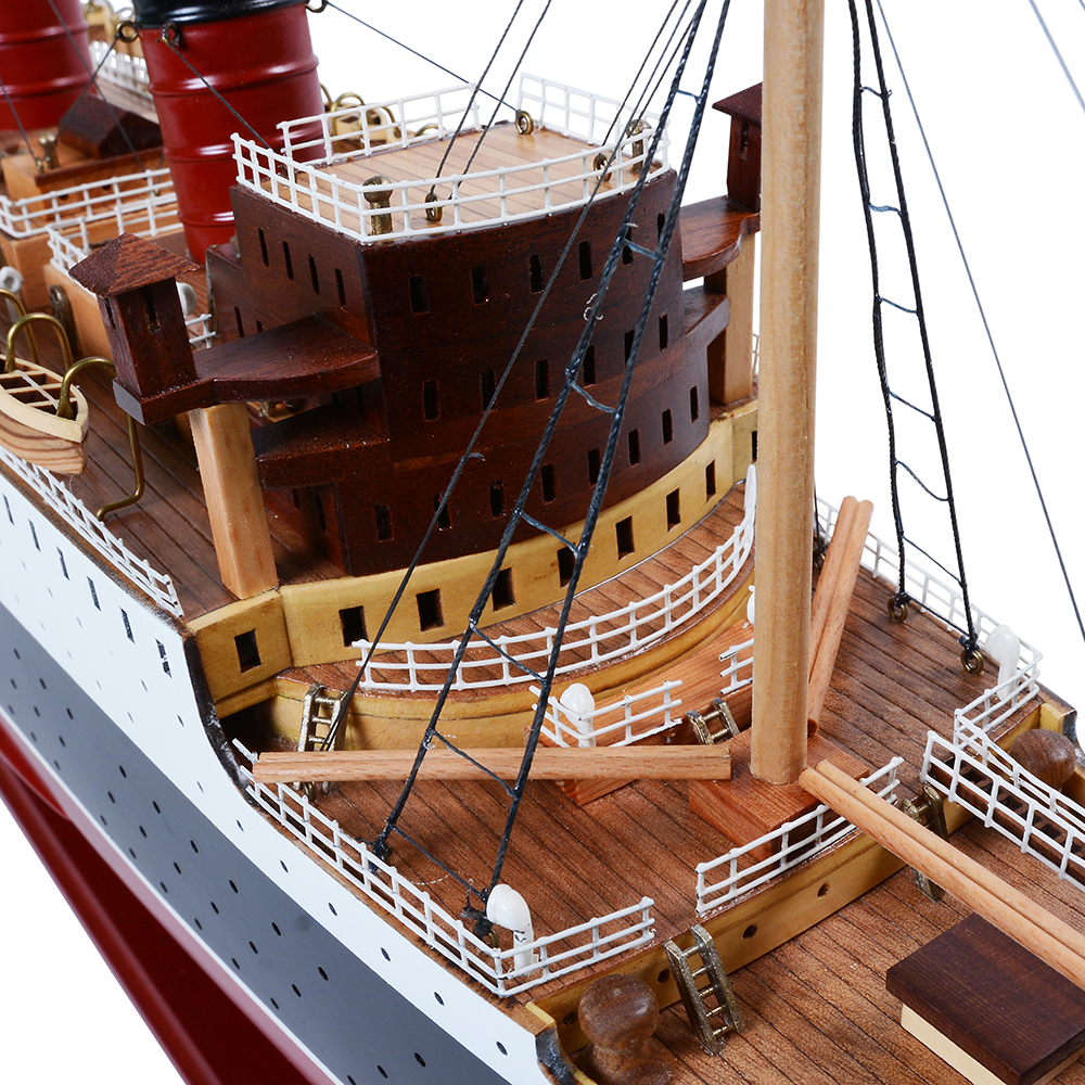 QUEEN MARY CRUISE SHIP MODEL  L | High-quality Cruiser| Fully Assembled Wooden Model Ship For Wholesale