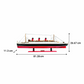 QUEEN MARY CRUISE SHIP MODEL | High-quality Cruiser| Fully Assembled Wooden Model Ship For Wholesale