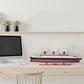 NORMANDIE CRUISE SHIP MODEL PAINTED LARGE| Museum-quality Cruiser| Fully Assembled Wooden Model Ship For Wholesale