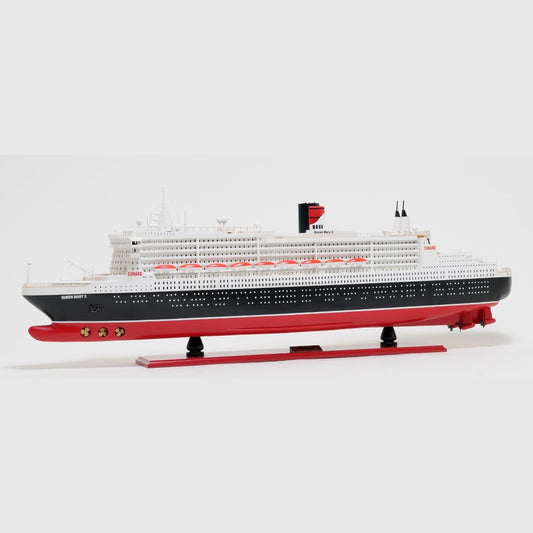 QUEEN MARY II CRUISE SHIP MODEL L | High-quality Cruiser| Fully Assembled Wooden Model Ship For Wholesale