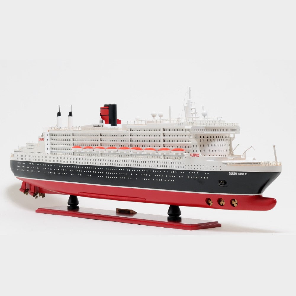 QUEEN MARY II CRUISE SHIP MODEL L | High-quality Cruiser| Fully Assembled Wooden Model Ship For Wholesale