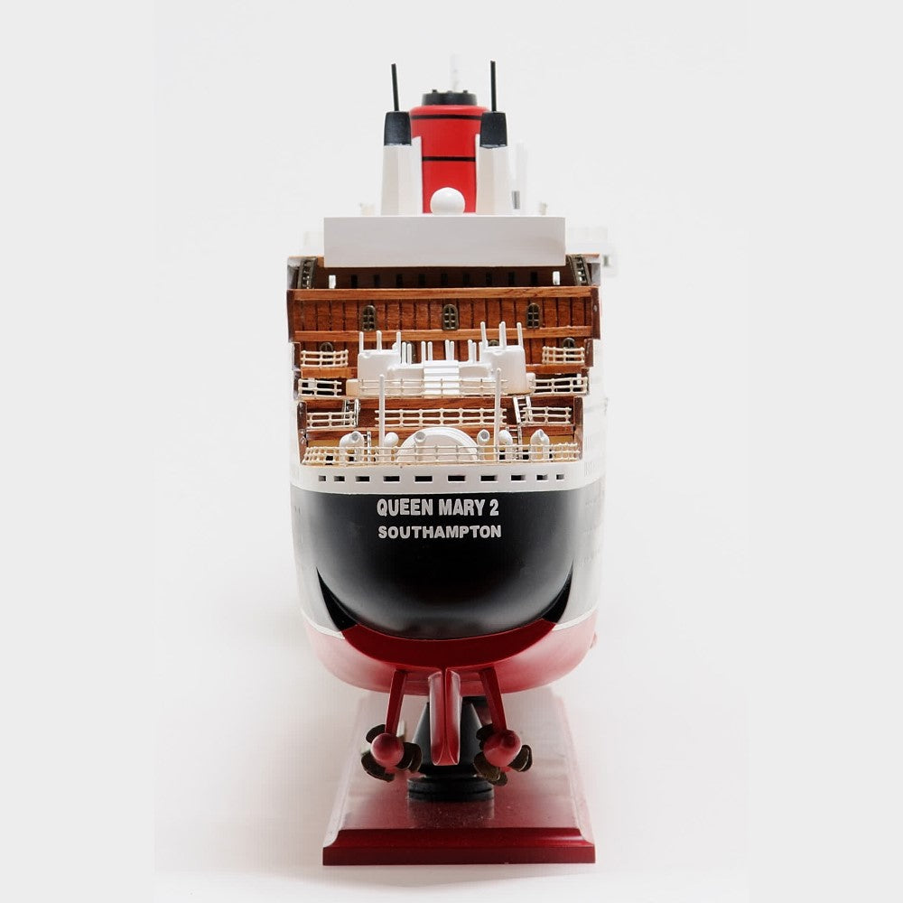 QUEEN MARY II CRUISE SHIP MODEL L | High-quality Cruiser| Fully Assembled Wooden Model Ship For Wholesale
