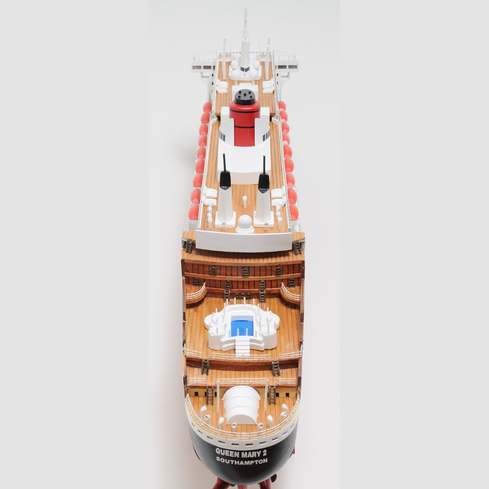 QUEEN MARY II CRUISE SHIP MODEL L | High-quality Cruiser| Fully Assembled Wooden Model Ship For Wholesale