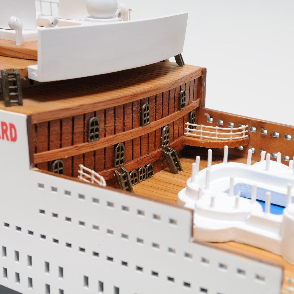 QUEEN MARY II CRUISE SHIP MODEL L | High-quality Cruiser| Fully Assembled Wooden Model Ship For Wholesale