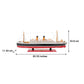 EMPRESS OF IRELAND CRUISE SHIP MODEL | High-quality Cruiser| Fully Assembled Wooden Model Ship For Wholesale