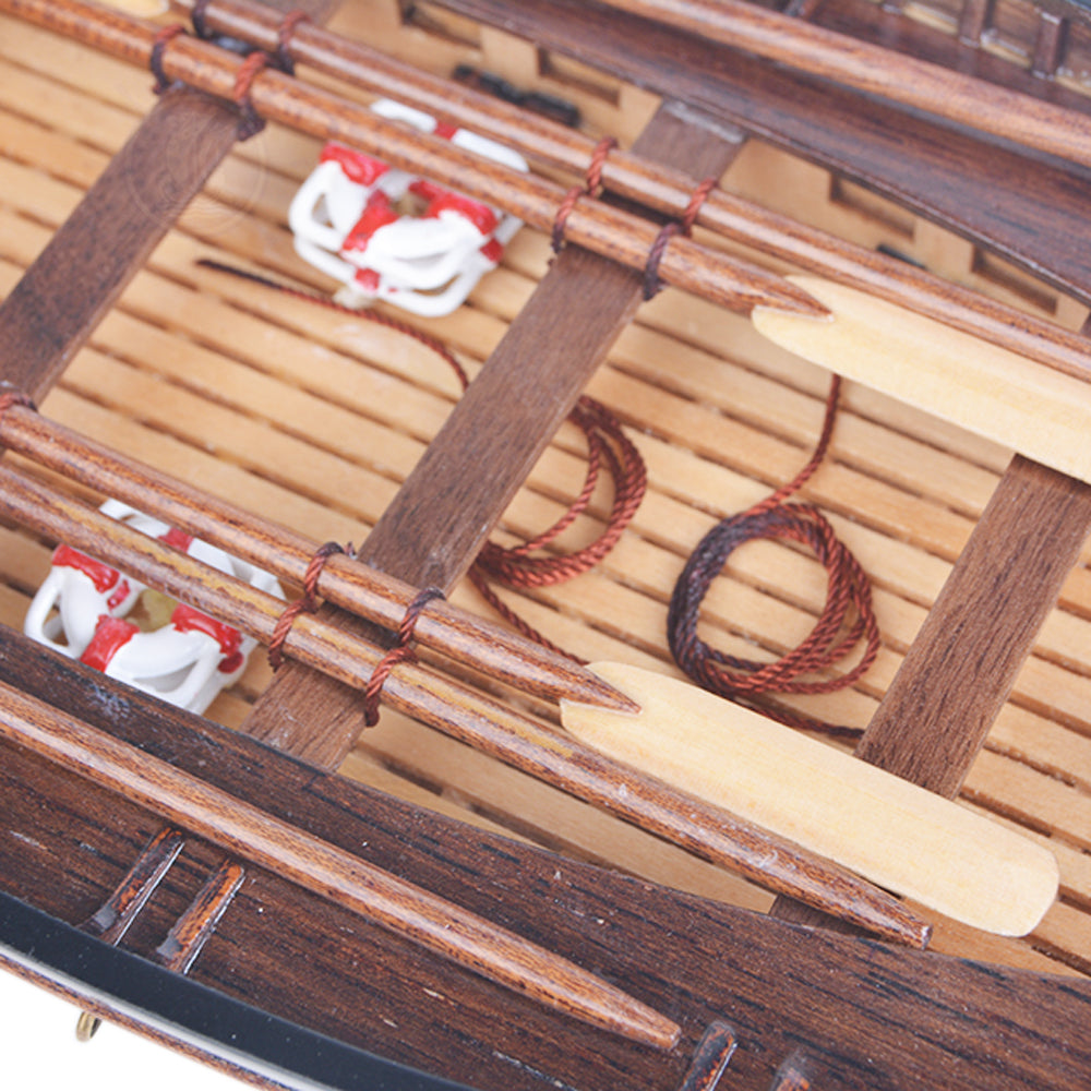 RMS TITANIC'S LIFEBOAT MODEL SHIP L30 | High-quality | Fully Assembled Wooden Ship Models for Wholesale