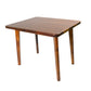 NAUTICAL TABLE WITH INLAY WOOD STRIPES SMALL