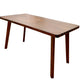 NAUTICAL TABLE WITH INLAY WOOD STRIPES MEDIUM