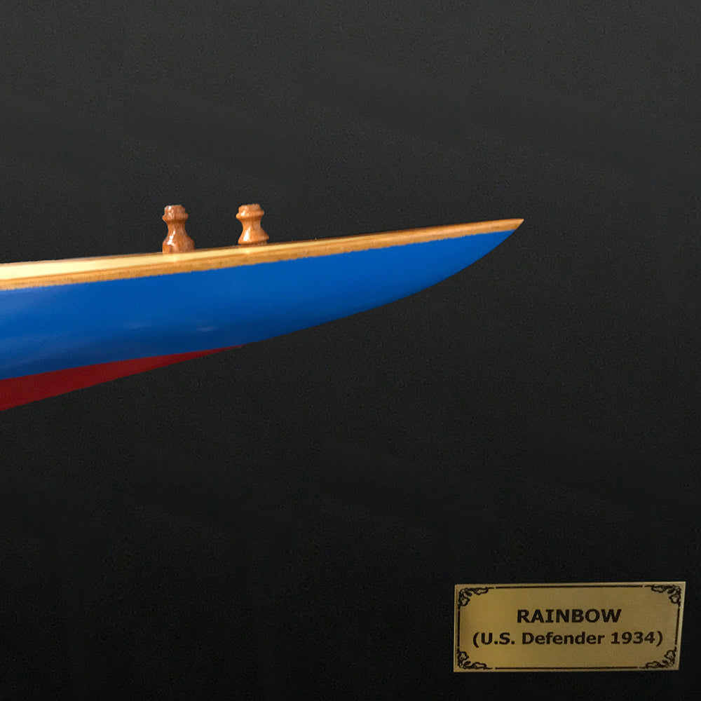 RAINBOW HALF-HULL SCALED MODEL BOAT | High-quality | Home & Office Decoration For Wholesale