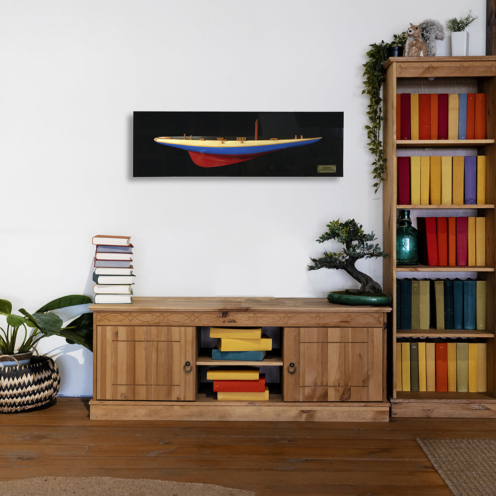 RAINBOW HALF-HULL SCALED MODEL BOAT | High-quality | Home & Office Decoration For Wholesale