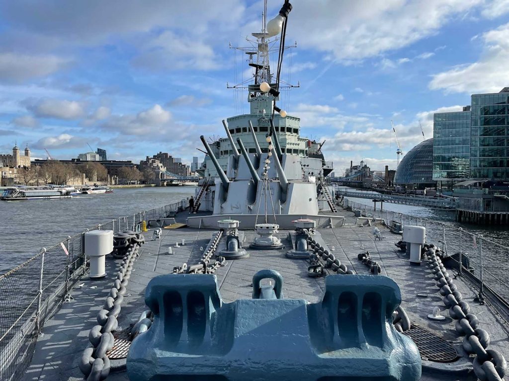 HMS Belfast (C35) Town-Class Light Cruiser 36 Inches Model