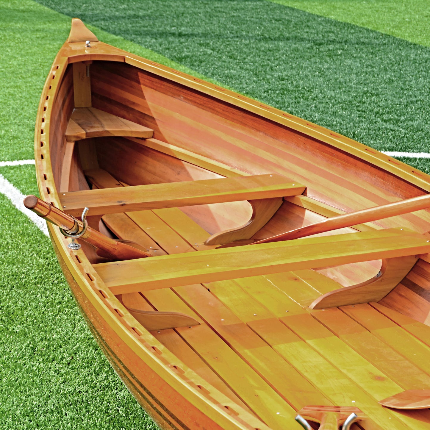 REAL WHITEHALL DINGHY TRANSOM CUT OUT 17 | Wooden Kayak |  Boat | Canoe with Paddles for fishing and water sports For Wholesale