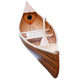 CANOE WITH RIBS MATTE FINISH- 6'L | Wooden Kayak | Boat | Canoe with Paddles for fishing and water sports For Wholesale
